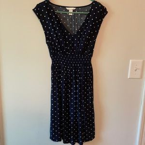 H&M Navy Polka Dot Maternity Dress